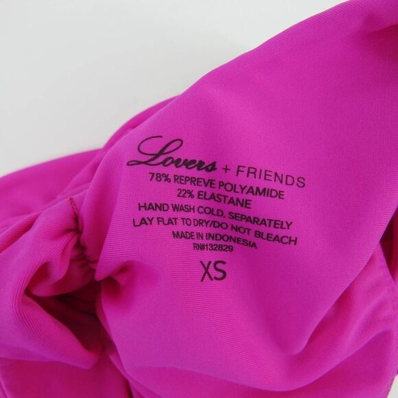 Lovers and Friends Women’s Feeling Myself One Piece Swim Suit in Magenta Sz XS - Picture 5 of 5